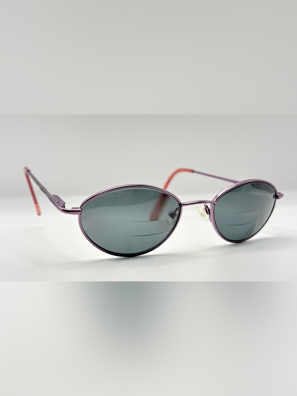 WM6009 Purple Oval Sunglasses Frames Only